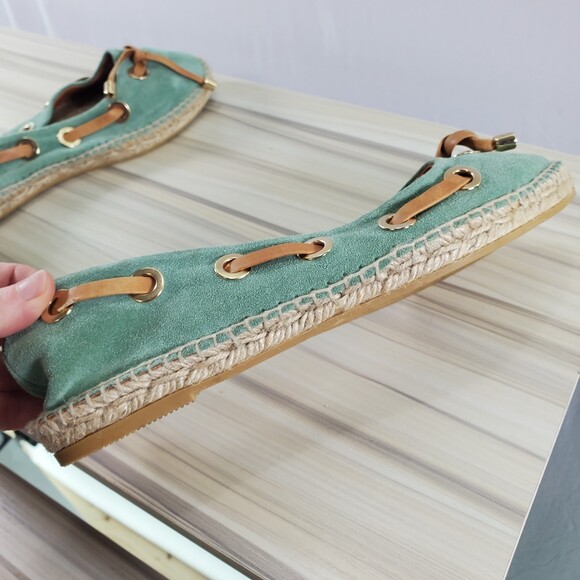 Maypol EU 40 Spain Seafoam Green Espadrille Ballet Flat Anthropologie - Picture 4 of 9